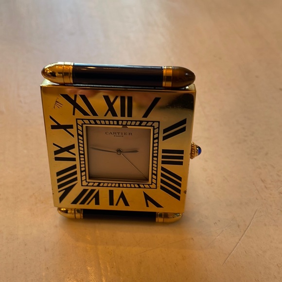 Cartier Accents Vintage Cartier Travel Clock Poshmark
